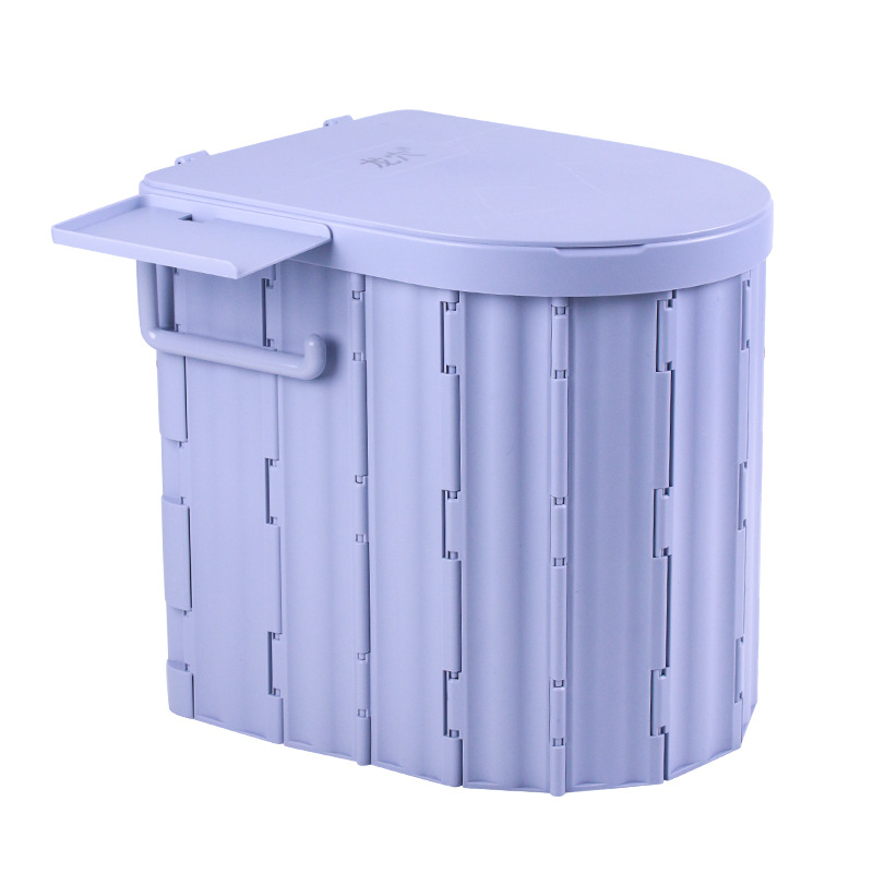Longxue M1 Ergonomic folding toilet, anti-odor toilet for the elderly, pregnant women, bedroom, outdoor and vehicle-mounted emergency toilet Item Picture