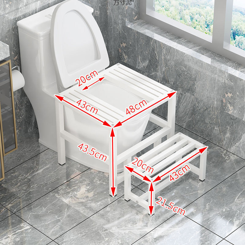 Squat toilet, toilet seat to squat toilet, toilet stool, foot stool, squat toilet, household toilet seat stool, squat frame for export wholesale Specification drawing