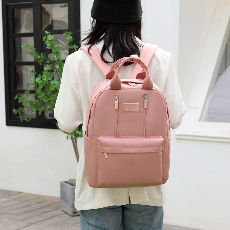 Colorful Fox's new fashionable and trendy backpacks, Japanese-style simple large-capacity ladies' backpacks and student schoolbags Specification drawing