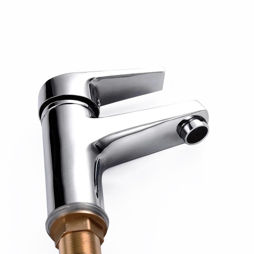 Zinc alloy hot and cold water basin faucet, bathroom washbasin, washbasin, washbasin, mixing valve, faucet switch Item Picture