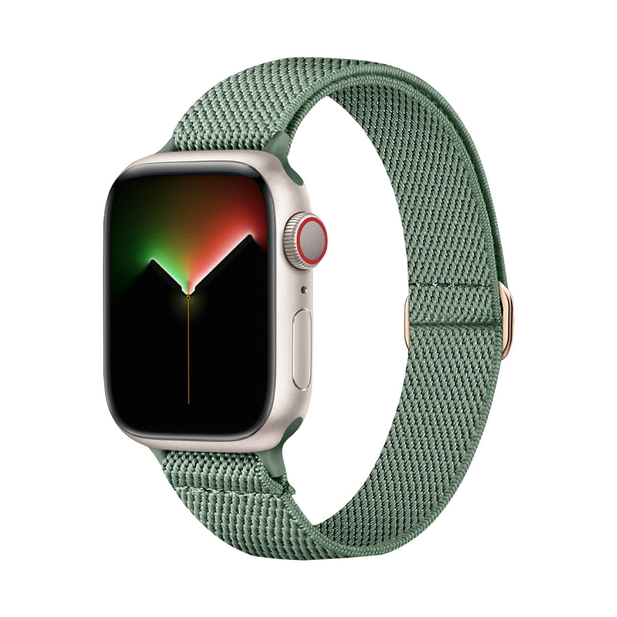 Suitable for Apple Watch SE87654, nylon Mini Waist elastic band Ultra watch band for women Item Picture
