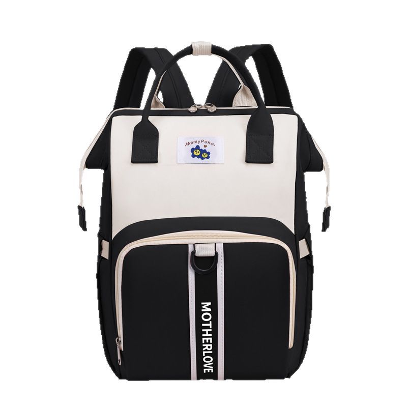 The new multi-functional baby and mother bag, Oxford Mom Bag, has a large capacity and can be used to carry strollers when going out. It is a backpack Item Picture