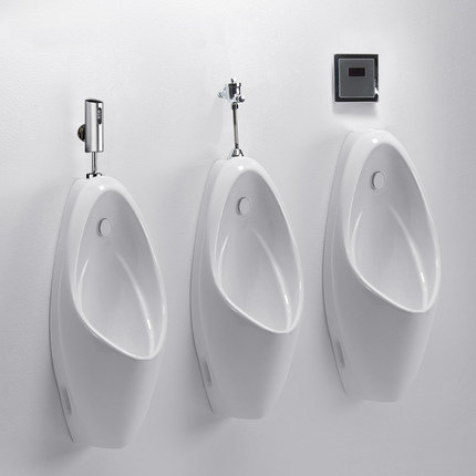 Wall-mounted sensor urinal, men's urinal, adult urinal, household toilet, ceramic urinal, wall-mounted full figure