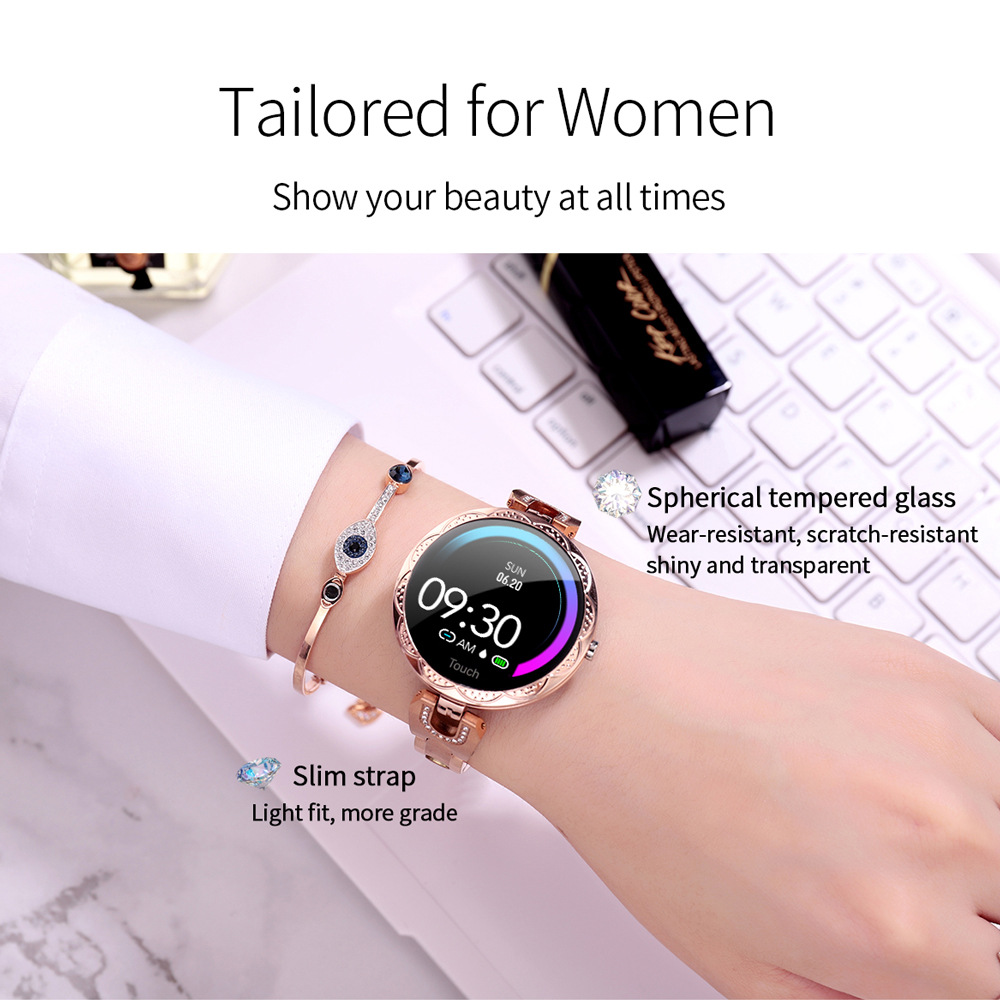 Woman Smart Watch Bracelet Girl Heart Rate Blood Pressure Specification drawing