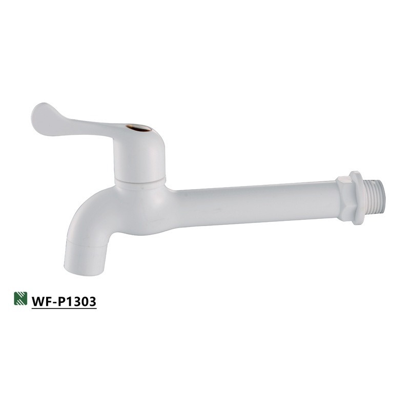 Plastic faucet manufacturer wholesale kitchen extended mop sink hot water faucet quick-opening copper rod plastic rod small faucet ABS Specification drawing
