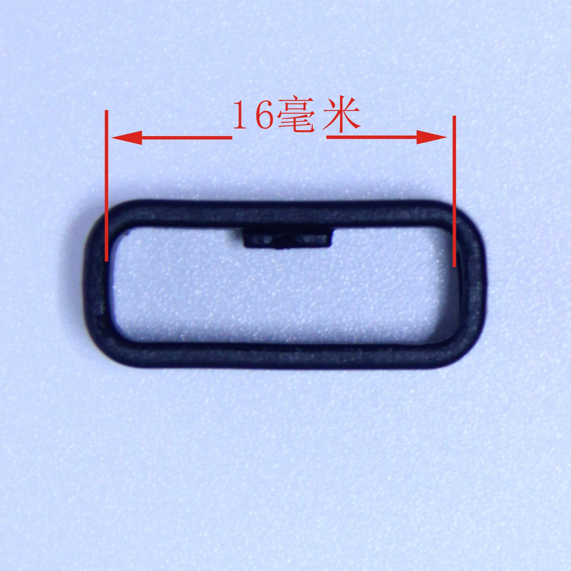 Suitable for Huawei 3/4/6 and Honor 4//5/6 wristbands, with a 16mm bezel and a clasp Specification drawing