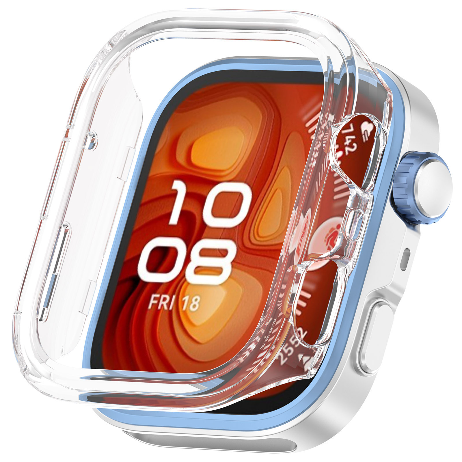 Huawei Fit4 watch case PC semi-enclosed hollow watch case Huawei fit4 pro semi-enclosed watch case details Picture