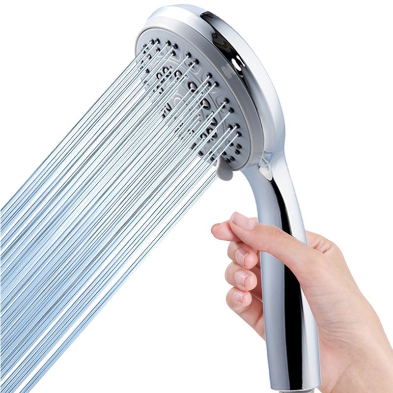 Cross-border bathroom, hotel, household 5-function shower head, hand-held showerhead, multi-functional pressurized showerhead full figure