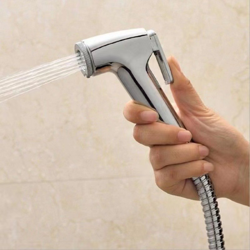 304 spray gun plastic feminine washer with pipe base set Toilet companion accessories Spray gun Amazon foreign trade version Application Scenario