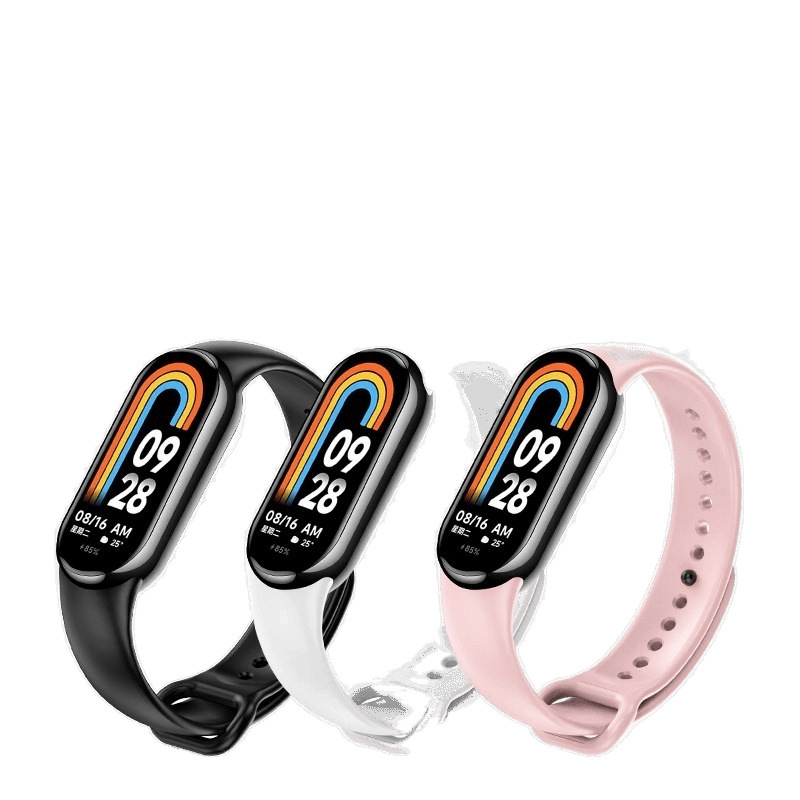 Suitable for the new Xiaomi Band 9 silicone band Xiaomi Band 8 Smart Sports Band nfc version for both men and women Item Picture