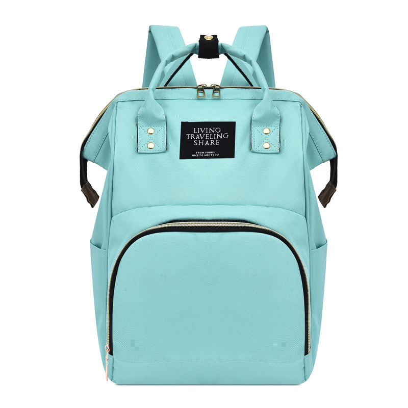 Cross-border red, White and blue Mommy Bag, large capacity, lightweight, portable, wear-resistant gift backpack, can be printed with LOGO Application Scenario