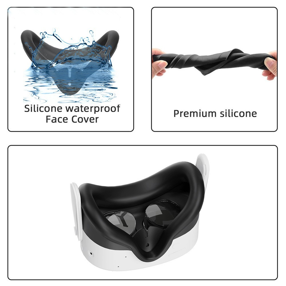 New cross-border Meta quest3s four-piece silicone set, handle cover, face mask, VR protective case accessories Application Scenario