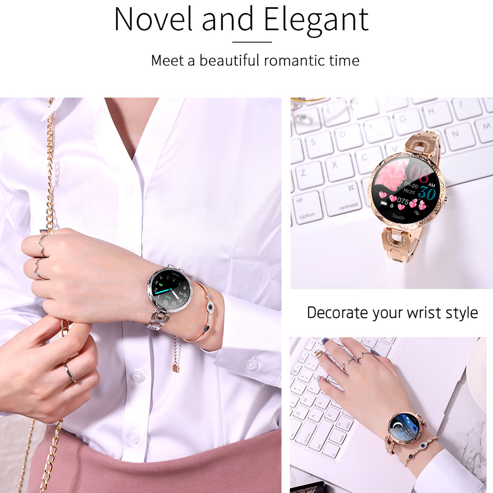 Woman Smart Watch Bracelet Girl Heart Rate Blood Pressure Application Scenario