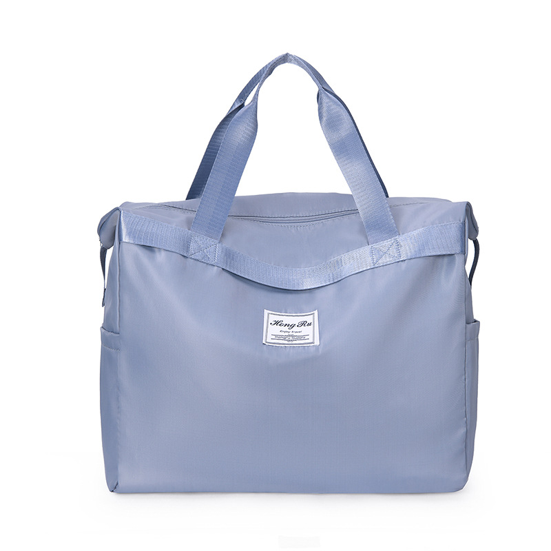 Sports and fitness bag with dry and wet separation, travel bag, foldable bag, hand-held large capacity, outdoor storage luggage bag, lightweight Item Picture