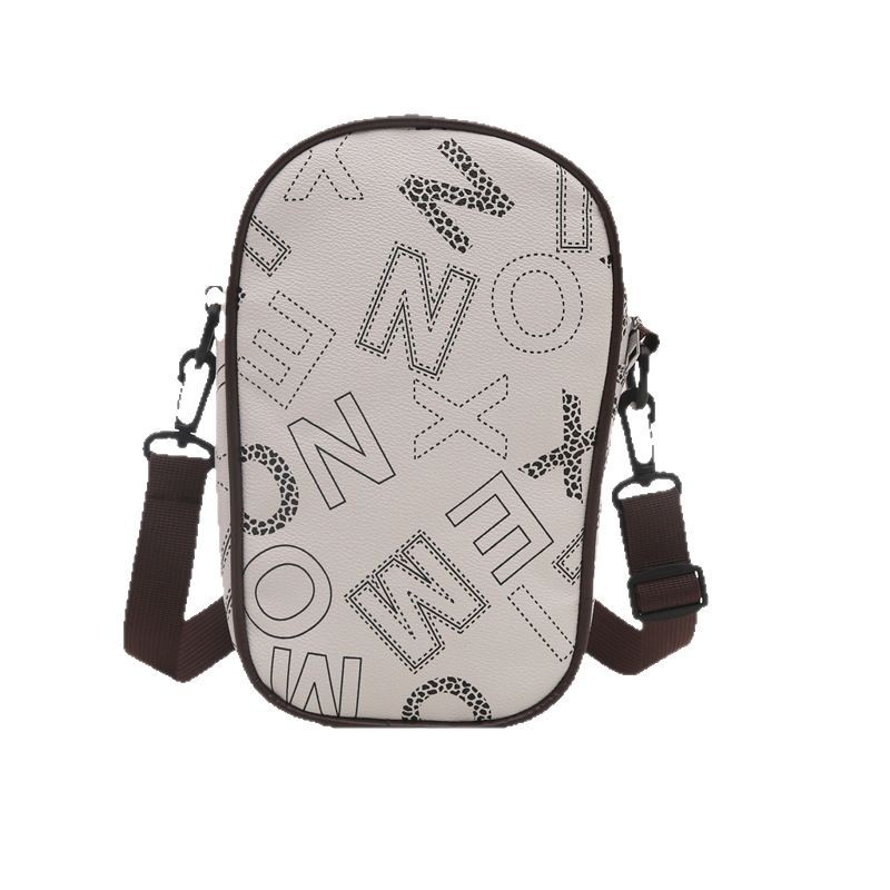 Cross-border wholesale fashionable, stylish and simple crossbody bags, large-capacity versatile single-shoulder bags, and niche letter-printed small square bags Item Picture