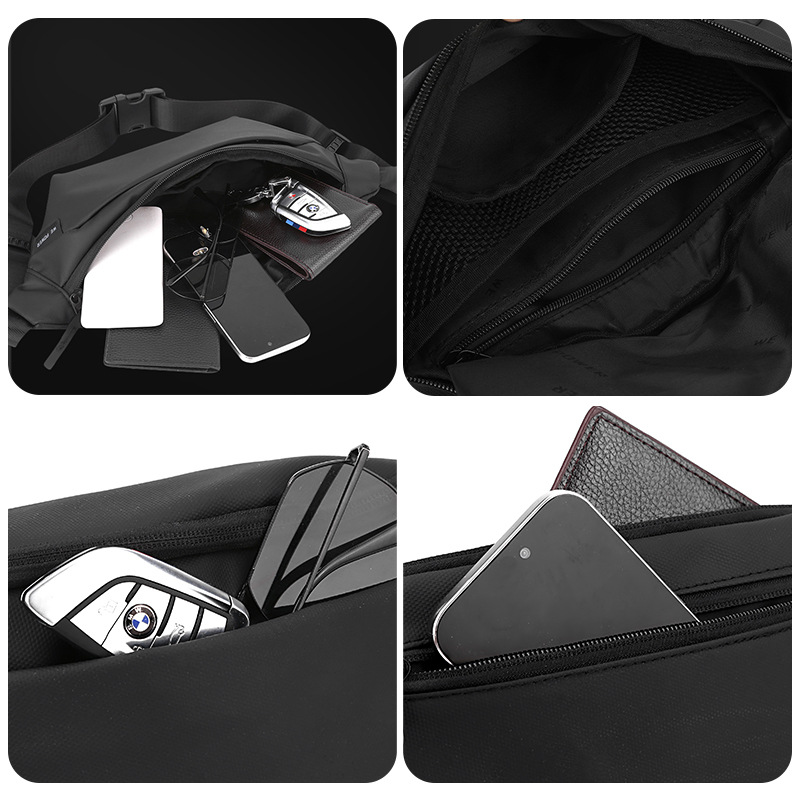 WEPOWER's new fashionable chest bag, casual outdoor sports single-shoulder bag, daily light and water-resistant crossbody bag Application Scenario