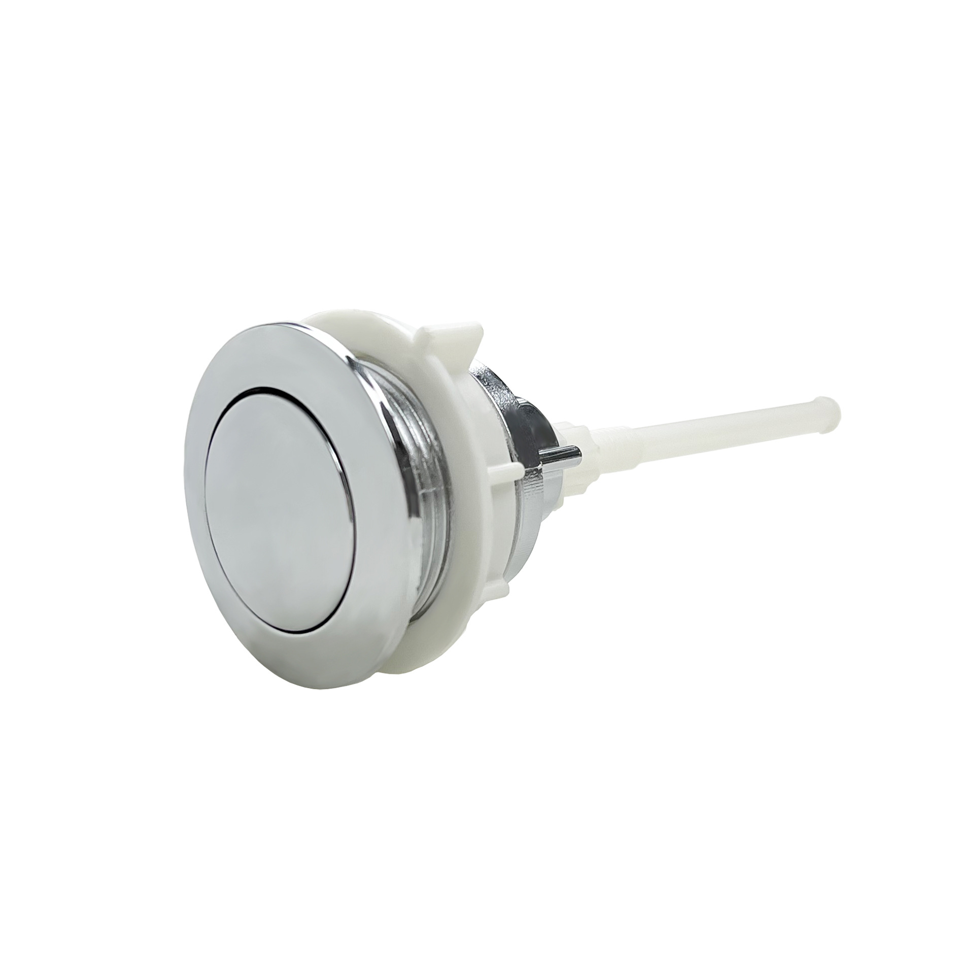 Factory wholesale of 38mm single-press switch straight rod top button toilet tank accessories Item Picture