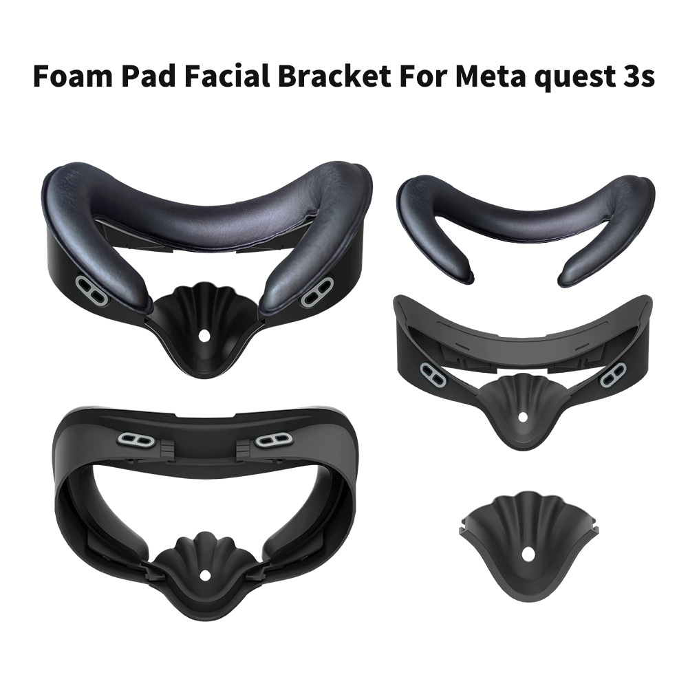 The new Meta quest3s sponge stand is a comfortable and breathable VR gaming face anti-slip vr headset accessory full figure