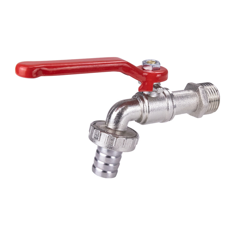 Tangke cross-border ton drum accessories, household outdoor garden fully automatic washing machine, 4-point single output zinc alloy faucet Item Picture