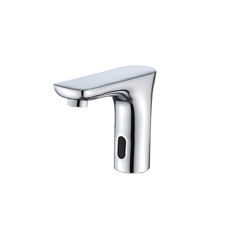 New all-copper smart single cold and hot sensor faucet, fully automatic infrared sensor hand wash basin faucet Item Picture