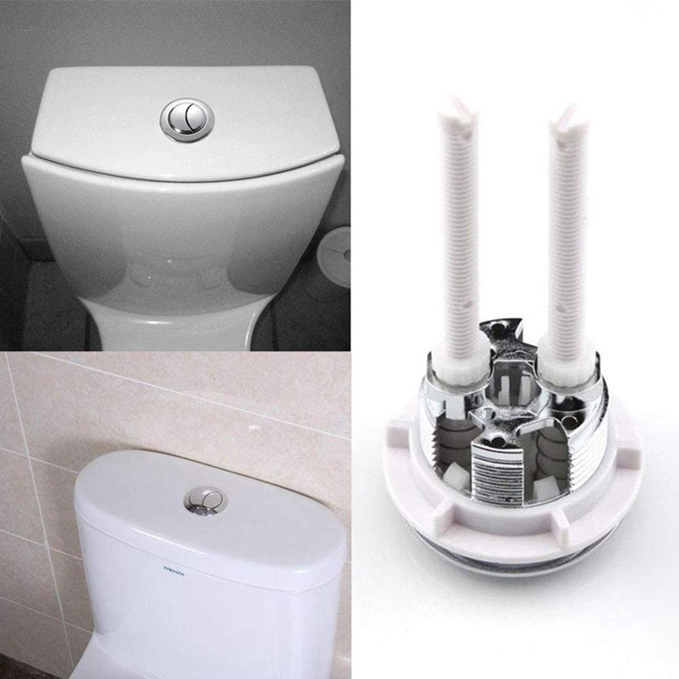 Cross-border toilet tank button 38mm double-key switch circular valve stem button water-saving toilet bathroom accessories Specification drawing