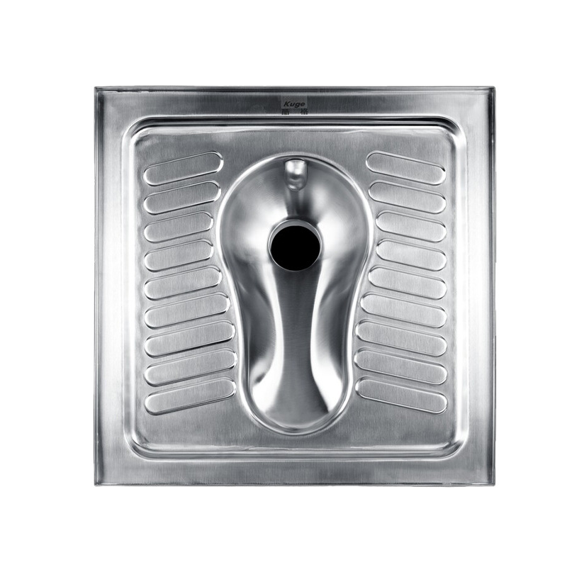 304/316 stainless steel squat toilet, anti-odor, anti-slip and anti-corrosion with cover plate, public toilet, school stainless steel squat toilet Item Picture