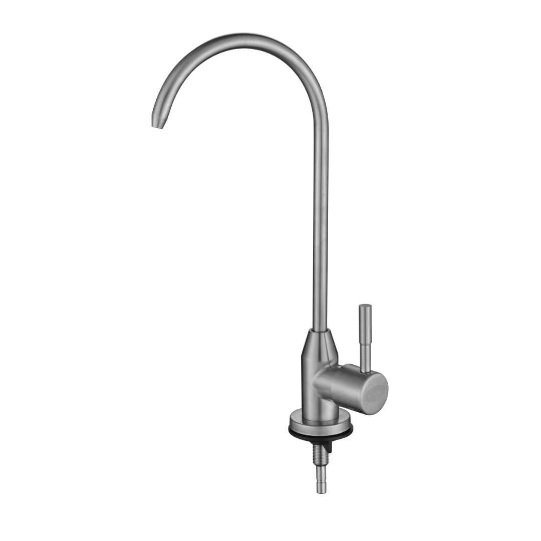 304 stainless steel water purifying faucet, direct drinking water pure water purifier, rotatable, sit-stand, 4-minute single-cooling kitchen faucet Application Scenario