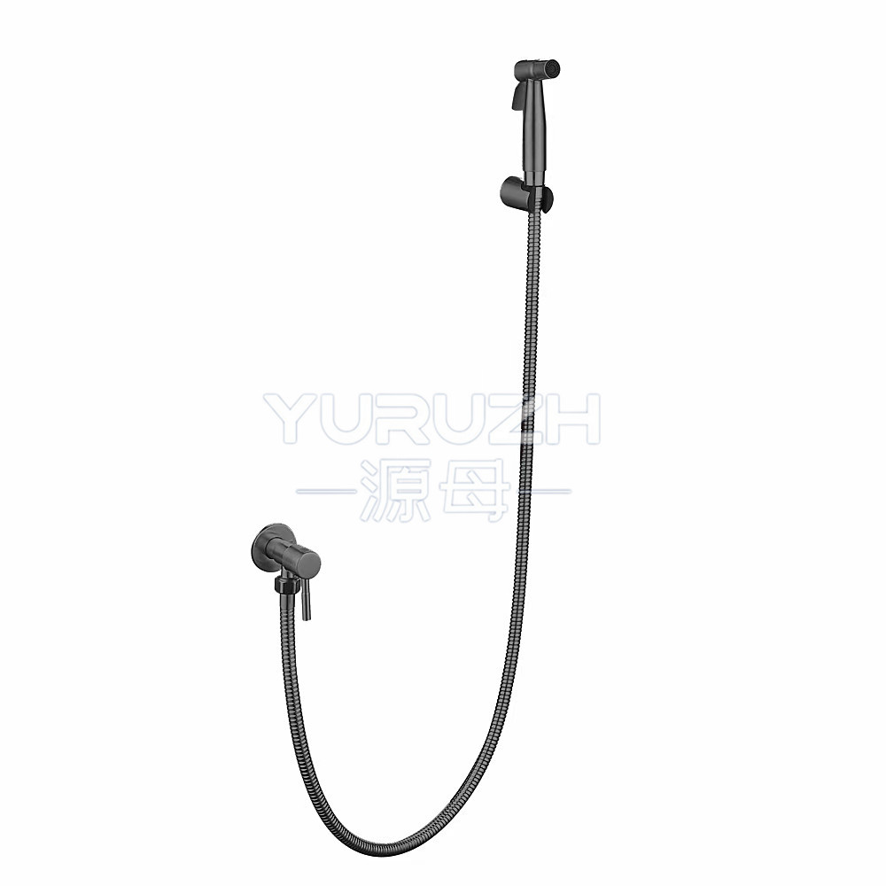 Manufacturer wholesale household toilet spray gun cleaner, multi-functional pressure-increasing nozzle, handheld set for scale removal details Picture