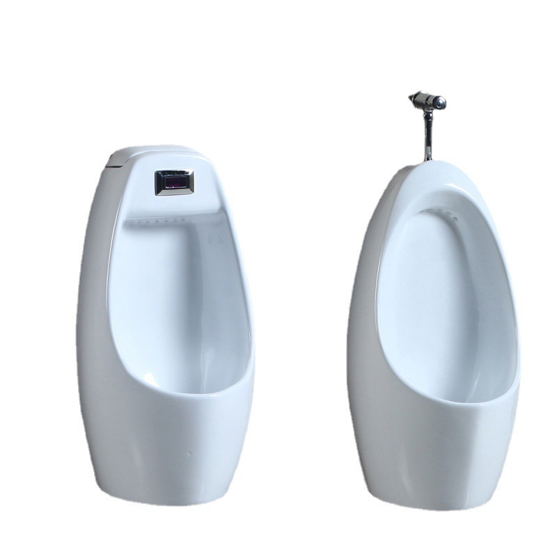 Intelligent automatic sensor urinal for men, wall-mounted, floor-standing household ceramic adult urinal Item Picture