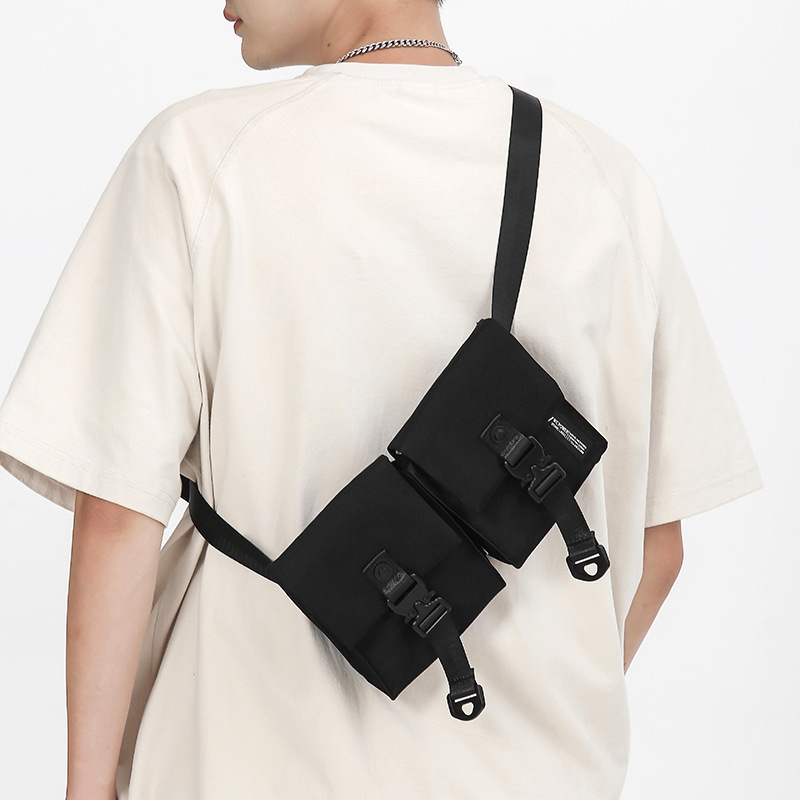 WEPOWER's new stylish and simple phone bag, trendy and lightweight single-shoulder bag, outdoor casual crossbody bag, and men's chest bag details Picture