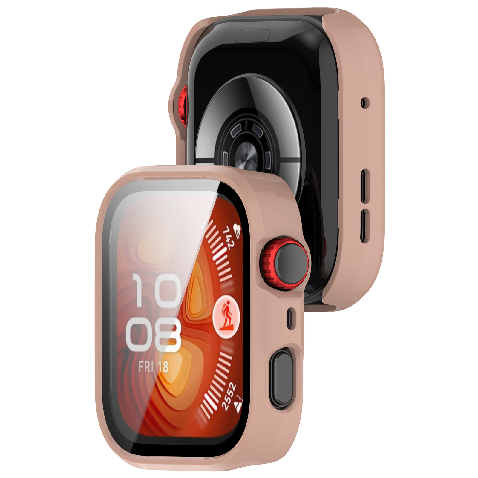 Suitable for HUAWEI fit4 watch case, HUAWEI fit4 pro tempered film integrated case watch TPU protective case cover details Picture