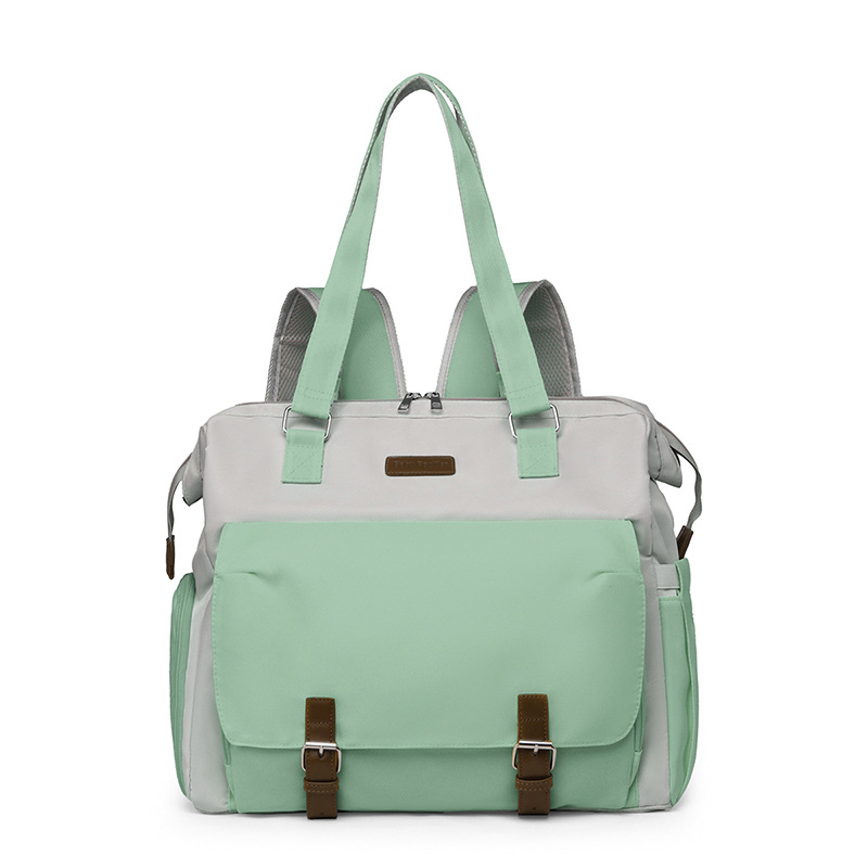 This multi-functional, large-capacity, lightweight hand-held backpack is suitable for both mother and baby bags and pregnant women's shoulder crossbody bags for going out Application Scenario