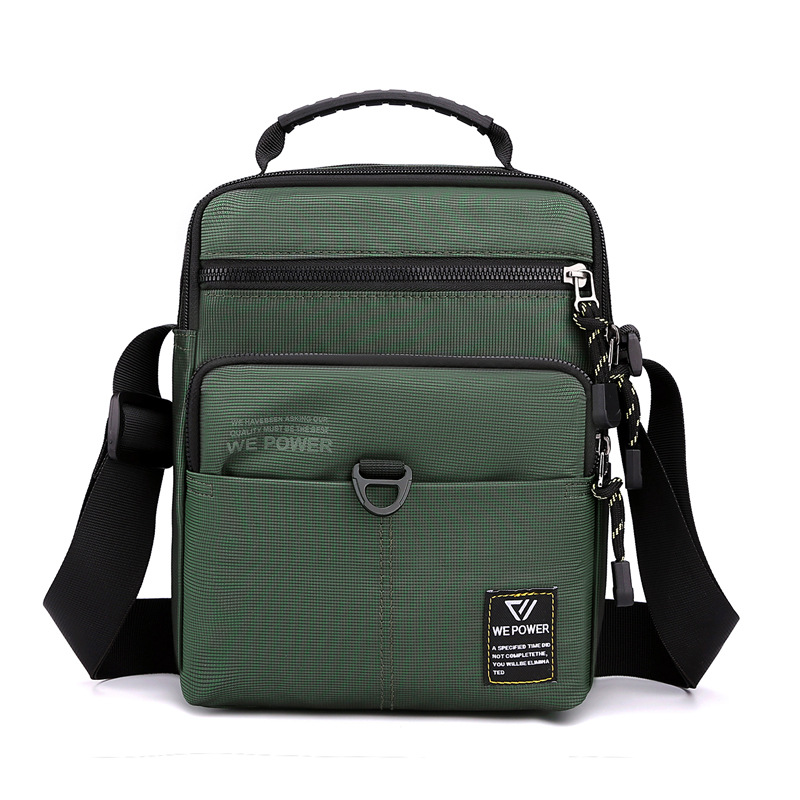 New trendy men's single-shoulder bag, casual crossbody bag, men's water-resistant nylon men's bag, outdoor messenger bag wholesale Item Picture