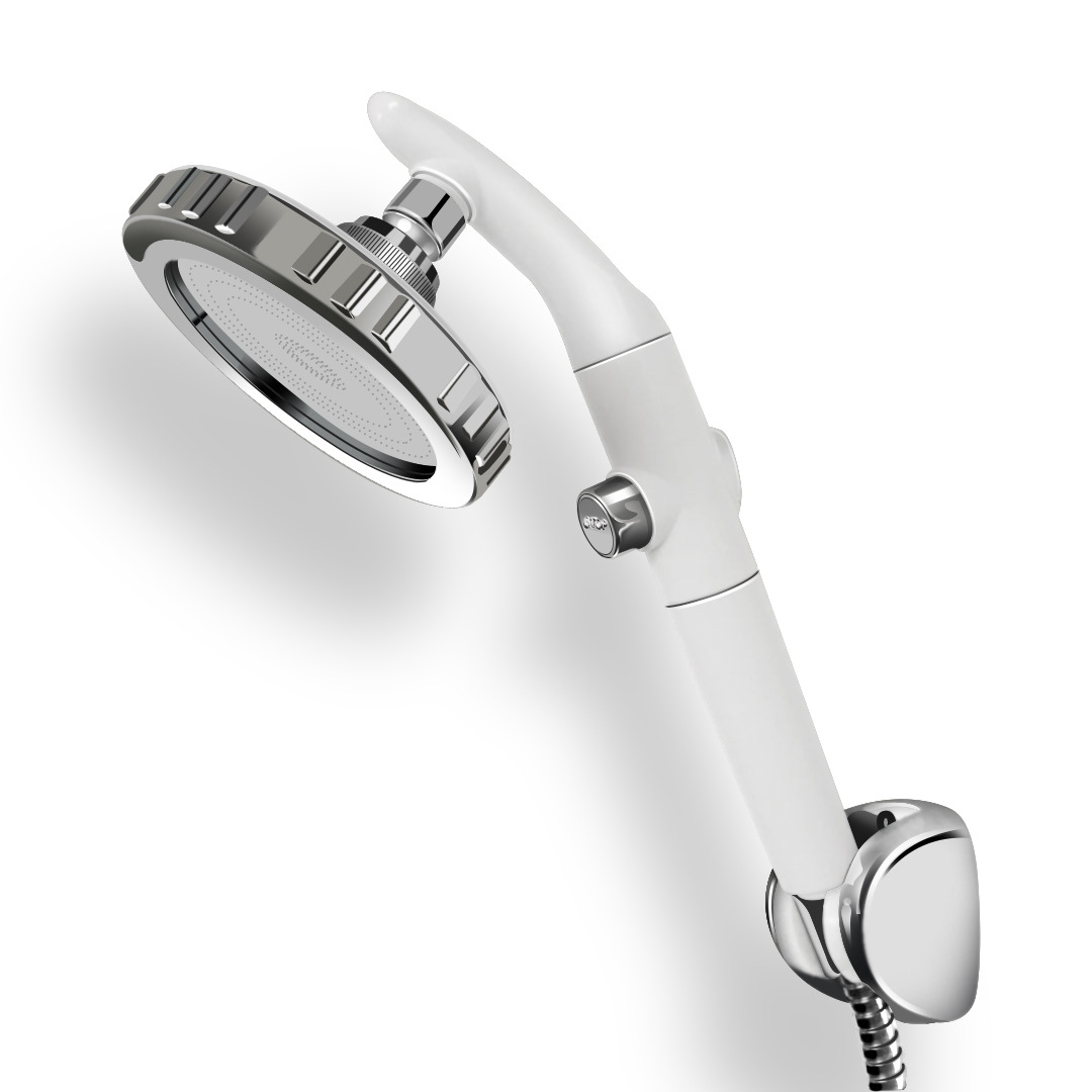 Qianyao's new pressurized large showerhead shower and bath set, household pressurized showerhead, hand-held top spray details Picture