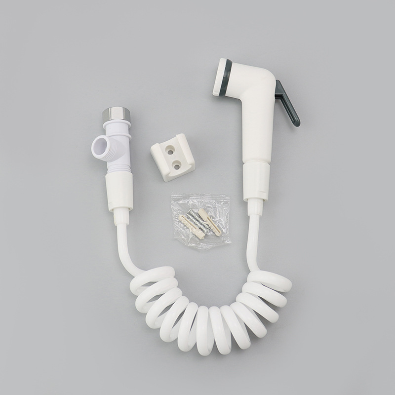 Cross-border toilet spray gun set, one in and two out, bathroom, balcony, women's wash, flusher, small spray gun, toilet companion Specification drawing