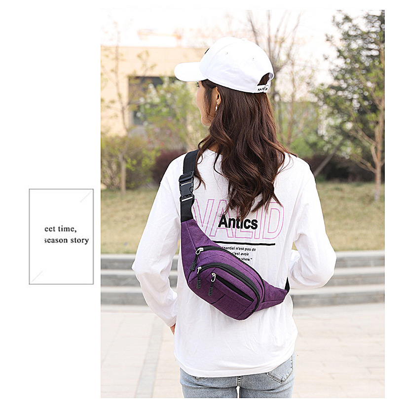 waist pack cash register bag, durable mobile phone, close-fitting waist bag, single-shoulder chest bag, versatile money collection, loose change, crossbody bag Application Scenario
