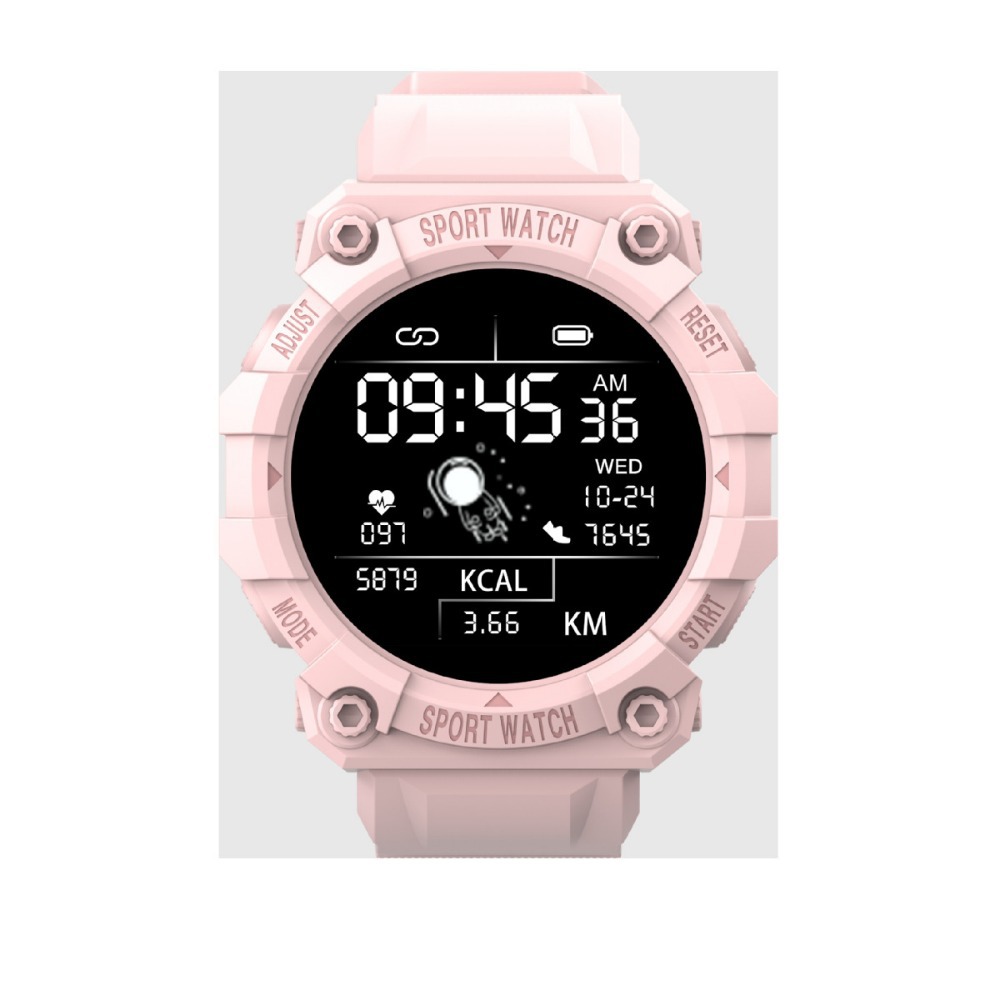 Cross-border Astronaut Circular FD68S Smart bracelet 1.44 Large color screen sports heart rate measurement bracelet factory direct sales Specification drawing