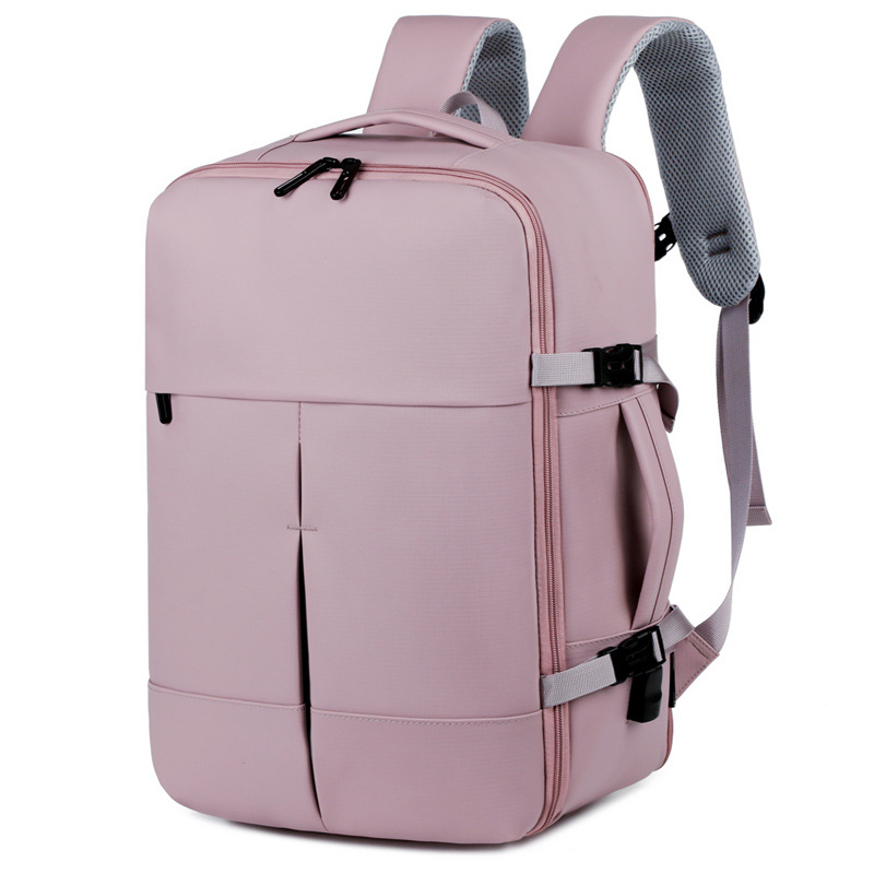 Factory direct sales of 17-inch computer backpacks, multi-functional travel backpacks, Oxford fabric waterproof backpacks, in stock and available for order Specification drawing