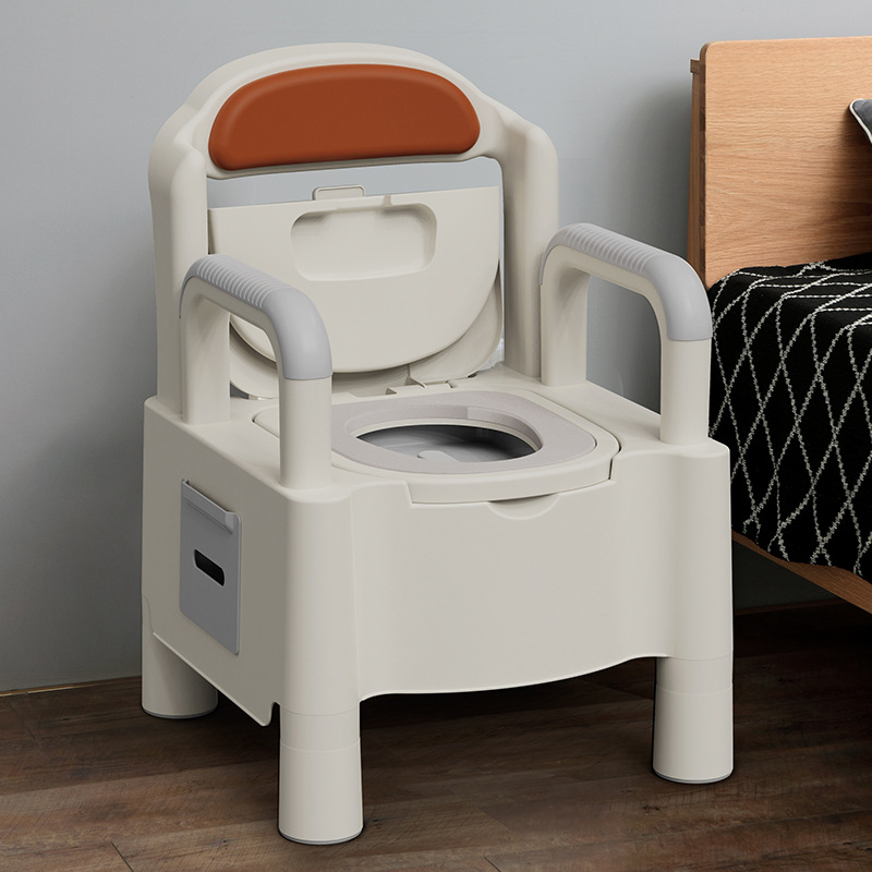 Household portable toilets for the elderly, pregnant women, urinals for the elderly, sitting chairs for defecation, indoor urinals and spittoons for adults full figure