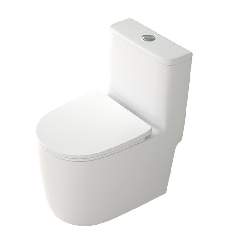 Toilet seat, household small-sized apartment siphonic type hotel engineering manufacturer wholesale, water-saving, silent and hygienic Item Picture