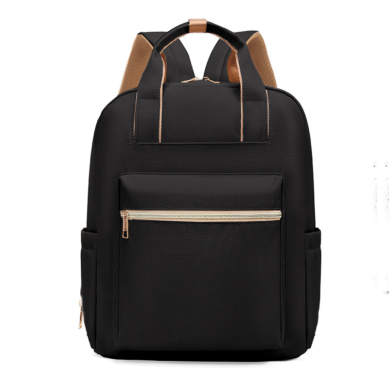 Schoolbag for girls, middle school students, college students, simple and large-capacity forest-themed backpack, Instagram, niche primary school students' hand-held backpack details Picture