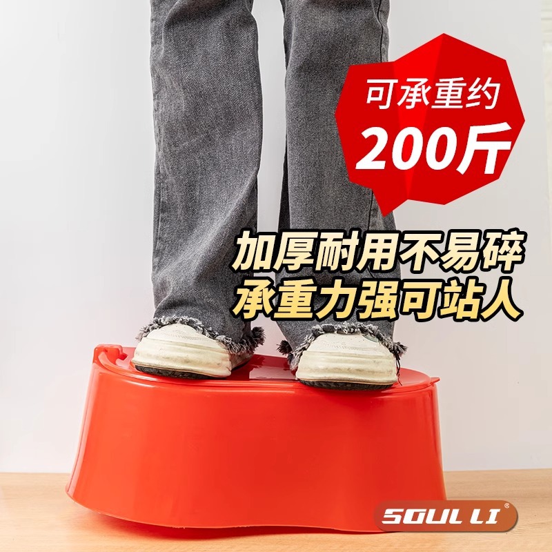 Simple toilet, temporary squat toilet, toilet for decoration, disposable anti-odor, special plastic toilet for construction sites details Picture