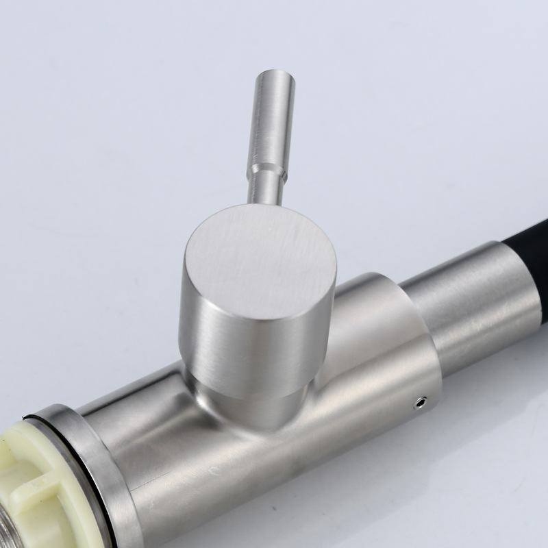 304 stainless steel color tube kitchen sink faucet, single-cooling universal rotating sink sink faucet Application Scenario