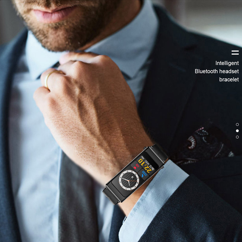 The new smart bracelet, Bluetooth headset, dual-purpose communication smartwatch K13, heart rate, blood pressure, blood oxygen and pedometer Item Picture