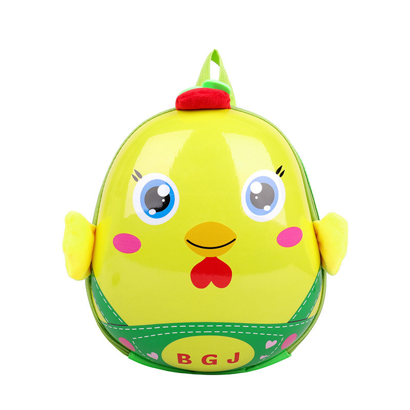 Kindergarten schoolbags for boys and girls, eggshell student backpacks, children's cartoon fashionable backpacks, 1-2-3 years old 4 Item Picture