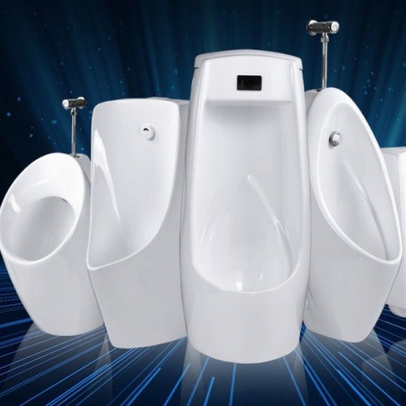 Engineering intelligent automatic sensor urinal wall-mounted vertical men's urinal, household ceramic adult floor-standing Application Scenario