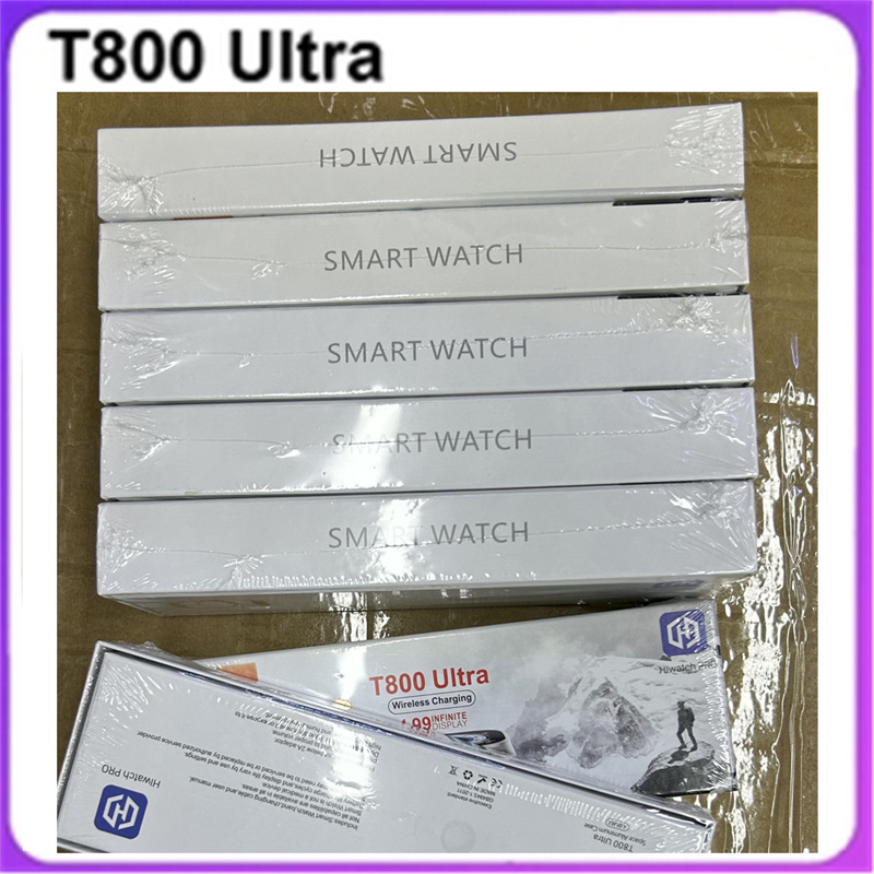 Douyin and Pinduoduo cross-border T800Ultra best-selling smartwatch, Bluetooth call, sports wireless charging, available for consignment full figure