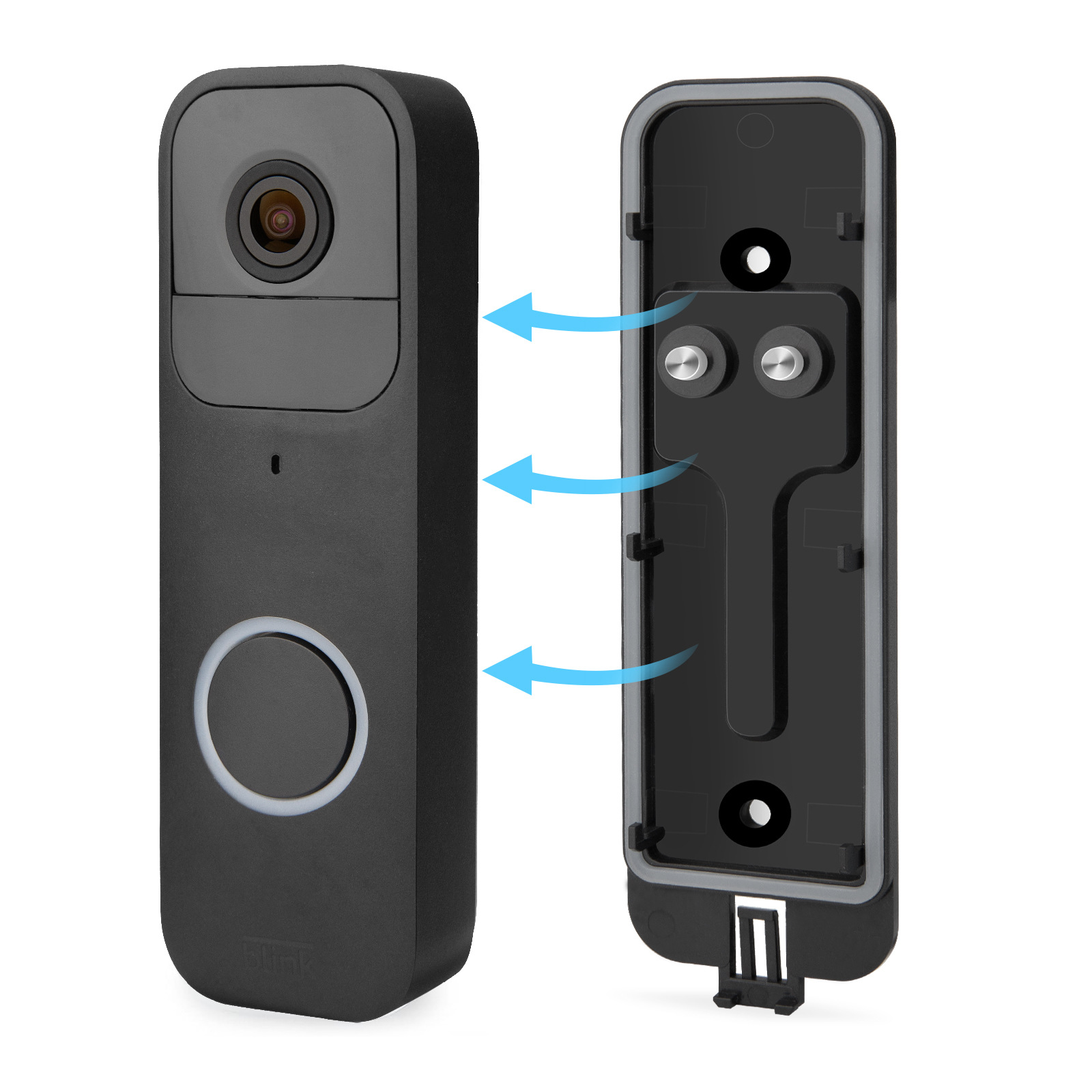 The new Amazon model is suitable for the blink base plate video doorbell back panel details Picture