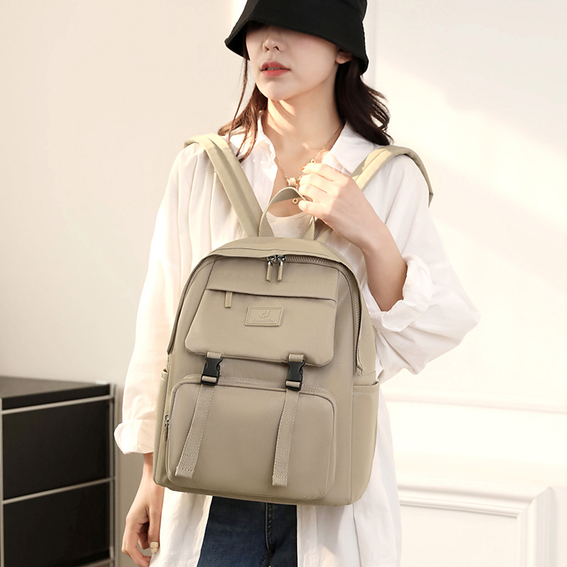 Colorful Fox large-capacity travel Backpack, women's fashionable and trendy backpack, multi-layer water-resistant schoolbag details Picture