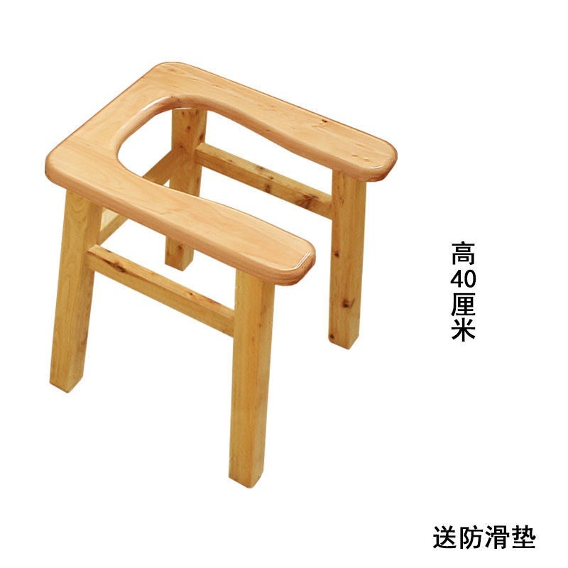 Wooden elderly people's squat toilet chair, squat toilet to sitting toilet, household squat toilet frame, pregnant women's squat toilet, auxiliary stool for using the toilet full figure